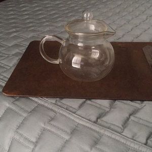 Mini glass tea pot